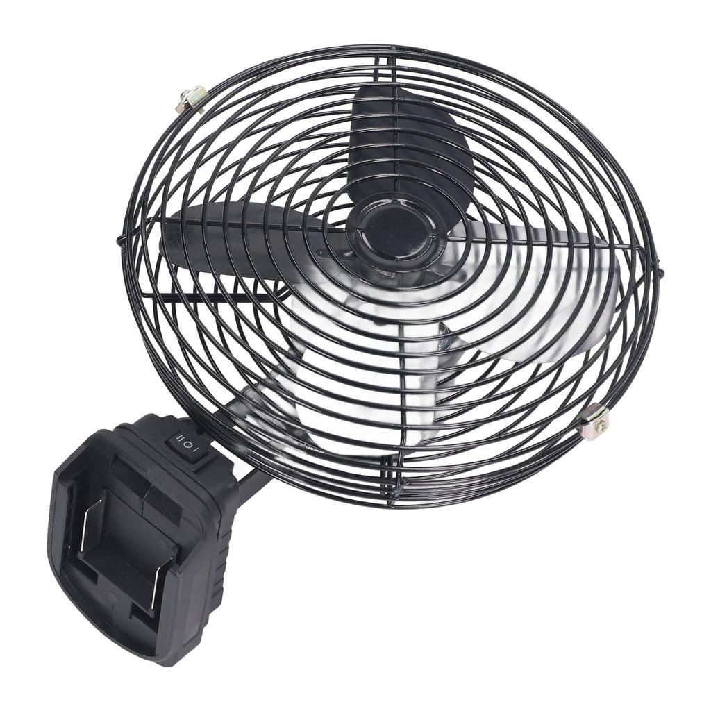 30W 8in Rechargeable Electric Fan Portable 18V Lithium Battery Electric Fan for Camping