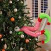 Elf Leg Hanging Ornaments Long-lasting Door Decor Funny Christmas Tree Ornament Kids