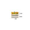 10pcs Plastic Simulation Flower Bed Multistyles Rectangle Flowerbed Park  Minihouse Accessories
