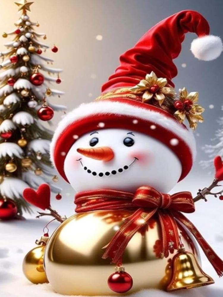 Рождественская алмазная картина Снежный олень Рождественская елка Снеговик Алмазная вышивка Картина Творческие поделки Домашний декор Подарок 5D DIY