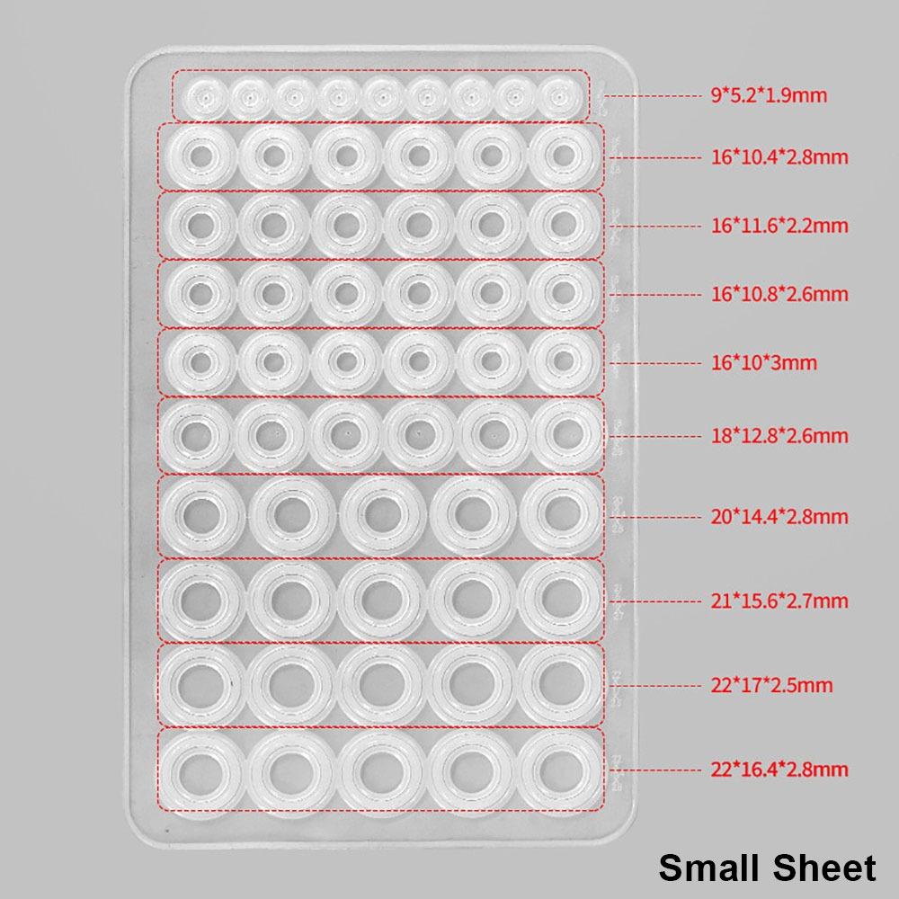 1 лист S/L Уплотнительное кольцо для смесителя Уплотнительная прокладка Защита от протечек Запасная прокладка для трубного соединения Силикон Высокотемпературный