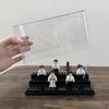 Acrylic Display Case Compatible for Lego Minifigure, Building Block Toy Model, Dustproof Display Case,Action Figure Toys Storage