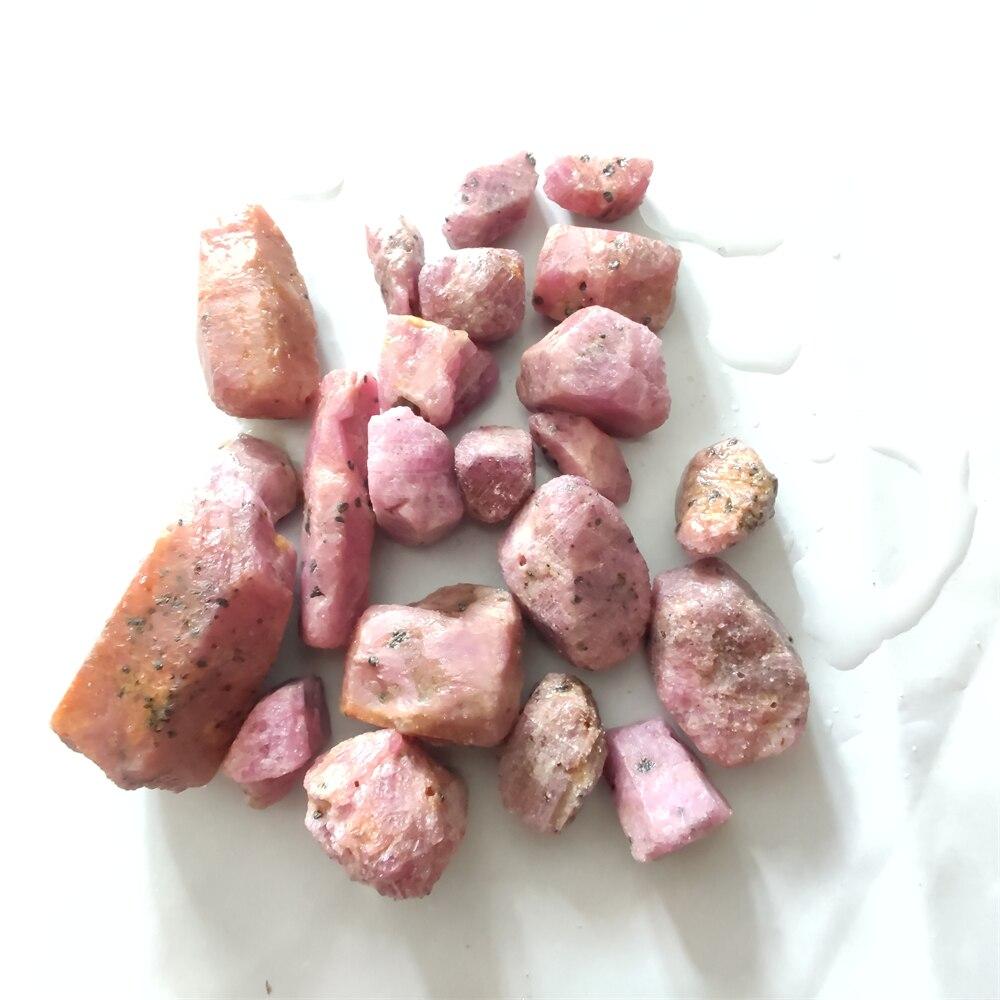 Натуральный корунд, грубый рубиновый камень, настоящий драгоценный камень для обработки ювелирных изделий, украшения дома, минеральные образцы, кристаллы, исцеление