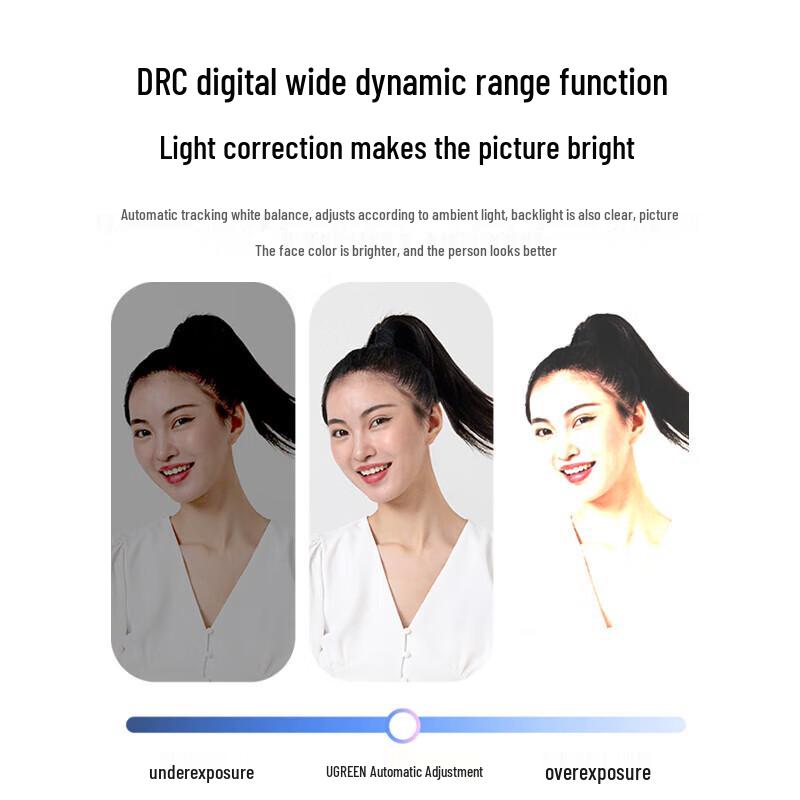 UGREEN 2K HD USB Webcam with Microphone & Autofocus