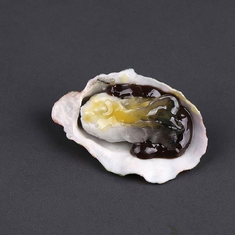Искусственные жареные устрицы Модель Реалистичная модель морепродуктов-заменителей Модель жареных гребешков для кухонной витрины, Декорации