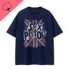 Sex Pistols Sex Pistols Retro American Street Sense Grey VTG Rock Mens Summer Shortsleeved Tshirt