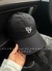 Outdoor Light And Breathable Quick-Drying Baseball Caps For Men And Women, Korean White Light Blue Letters Show Face Small Cap