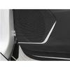 Matte Silver ABS Cover Trim Inner Door Speaker Strip For Cadillac XT5 2016-