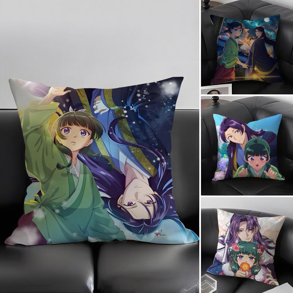 TThe ApothecaryY Diaries Anime Cushion Cover Pillowcase Ultra Soft Skin Friendly Fabric Cloud Like Comfort Concealed Zipper