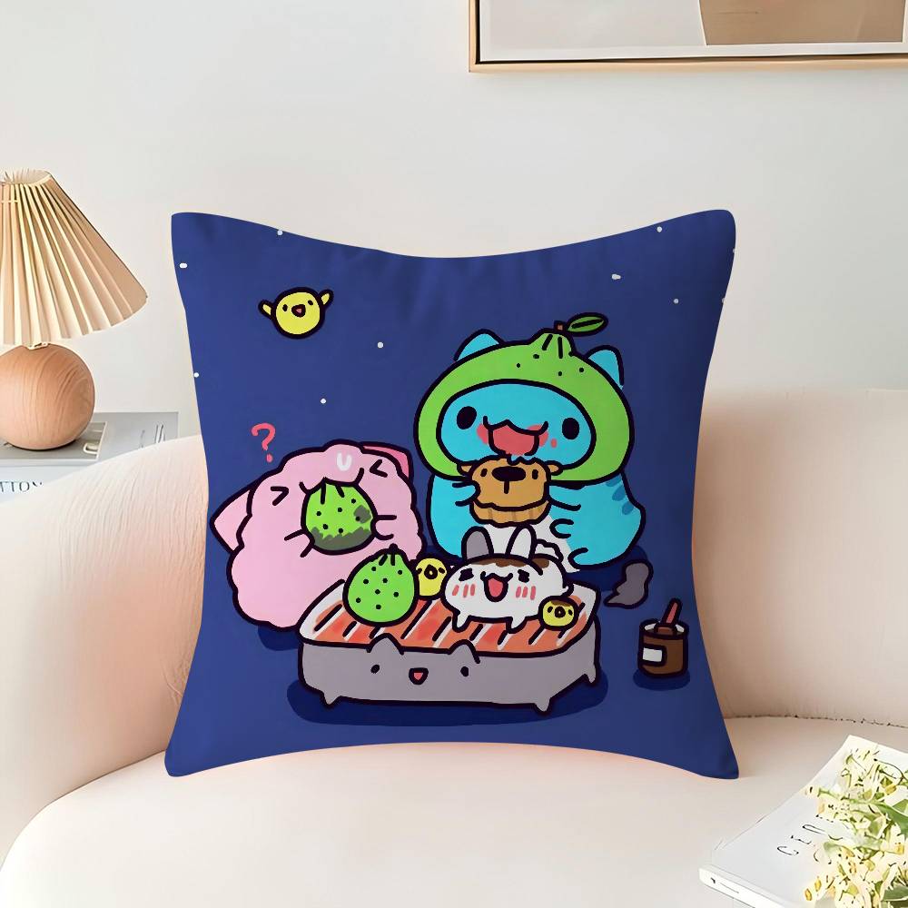 B-Bugcat Capoo Стич Подушка-наволочка Счастливый Дракон Чехол на подушку для дивана Украшение для дома и комнаты Детский подарок