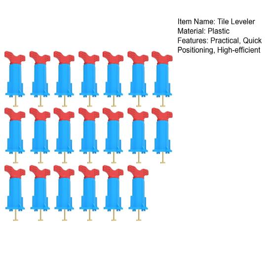 20/40 шт. многоразовых инструментов для плитки, система выравнивания плитки, быстрое позиционирование, высокоэффективное самовыравнивание плитки