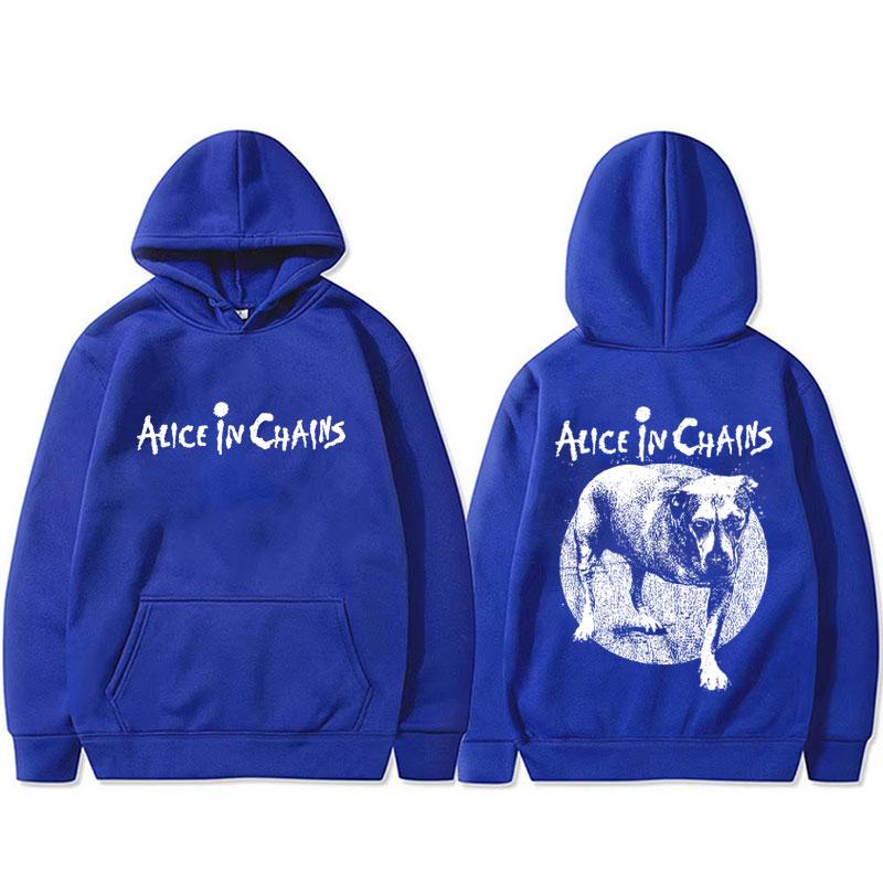 Худи с графическим принтом Alice in Chains для мужчин и женщин, повседневная толстовка с капюшоном из флиса и хлопка