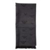EMPORIO ARMANI Eagle Icon Jacquard 625056 9A361 00044 Anthracite Grey Scarf/Stole [Used]