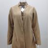 2023 осенне-зимнее пальто, новое европейское и американское модное однотонное шерстяное пальто с воротником-стойкой