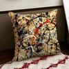 JJackson PPollock Art Cushion Cover Reversible Soft Durable Pillow Cover Home  Car MultiScene Use for Daily Comfort