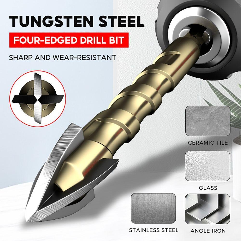 1 шт. сверло для открывания отверстий крестообразное сверло по плитке 3-12 мм сплав сверло инструмент для сверления стекла металла керамики