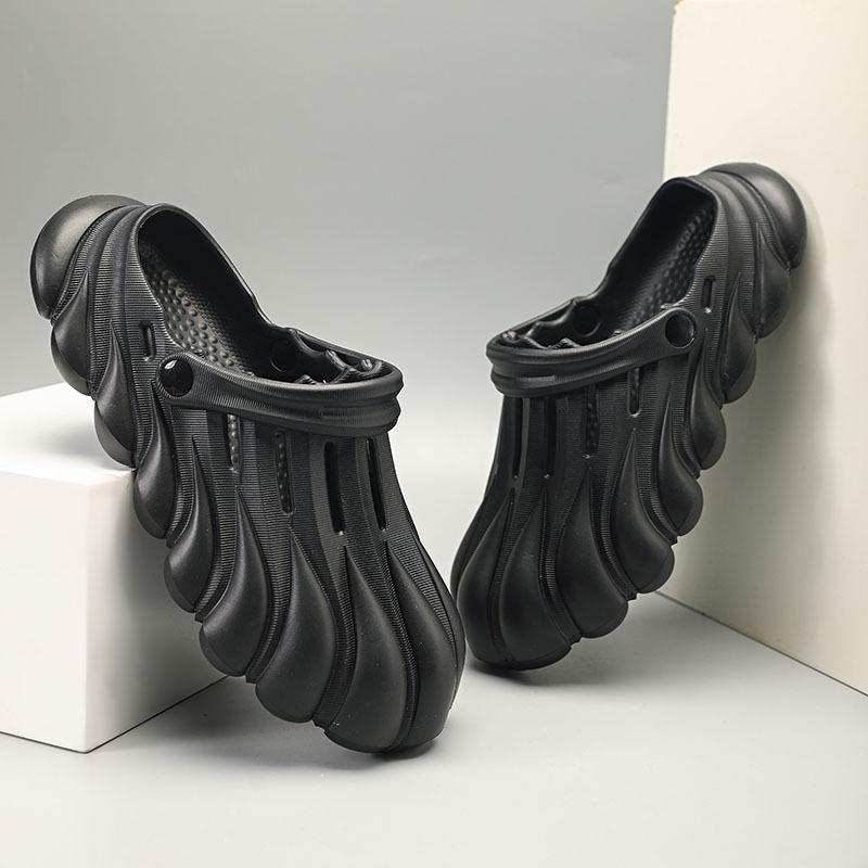 Fashion Kidmi Trendy Men's Slippers Summer Men Shoes Men's Flat Sandals EVA Waterproof Beach Cloud Slippers Casual House Bathroom Slides