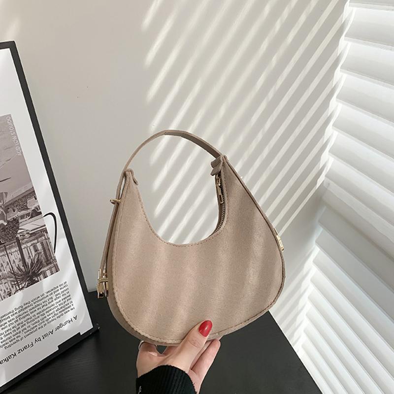 New Fashion Women Bag Retro Felt Impressed Crocodile Underarm Bag Women Shoulder Bag