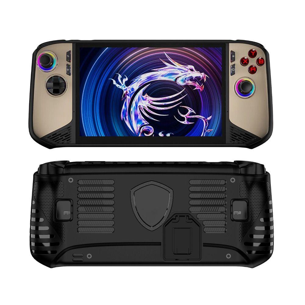 TPU Handheld Game Console Case with Kickstand Host Shell Protective Cover for MSI Claw 8 AI+ 2025