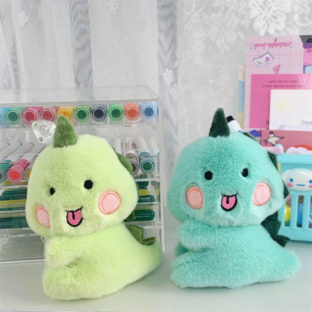 Cartoon Dinosaur Doll Keychain Funny Dinosaur Plush Keyring Dinosaur Doll Pendant  Children Toys