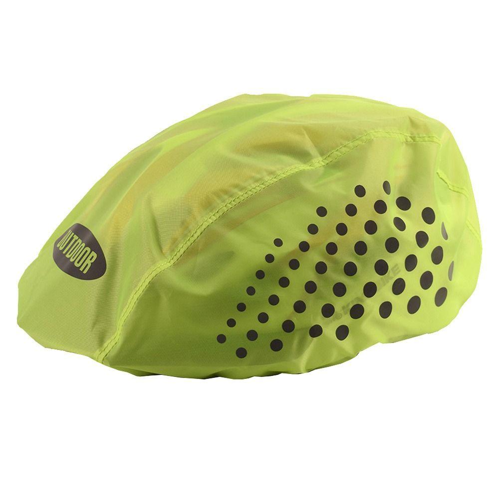 With Reflective Strip Bicycle Helmet Waterproof Cover Cycling Helmet Rain Cover