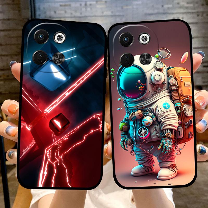 Чехол для Tecno Spark 30 5G KL8 Мягкий Силикон ТПУ Мультяшный Расписной Чехол для Телефона Для Tecno Pova 6 Neo 5G Ударопрочный Бампер Fundas