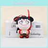 Adorable Nezha Plush Toy Keychain Doll Soft Stuffed Figure For Backpack Decoration