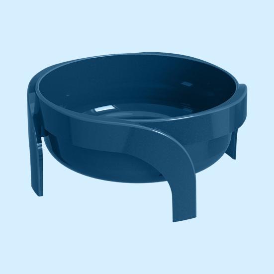 Миска для домашних животных Контейнер для корма для собак большой емкости с нескользящим основанием Приподнятая конструкция Чаша для питья воды для кошек для маленьких домашних животных