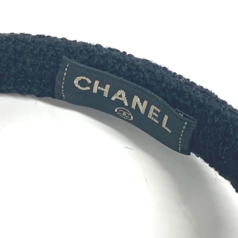 CHANEL ear warmers Camellia Stone CC CC Mark Logo Muffler Accessories Earmuff