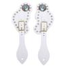 2Pcs Spur Strap Set Artificial Leather Rhinestone Decorations Adjustable Spur Holder for Cowboys
