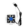 1PC Black USB Cooling Pad Controller Tablet Portable Fan Holder Phone Cooler Rapid Cooler Gadget Universal 5V