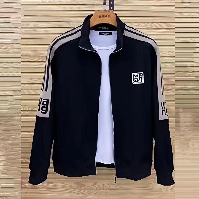 Мужской комплект куртка с воротником-стойкой и джоггеры в корейском стиле, осень 2025