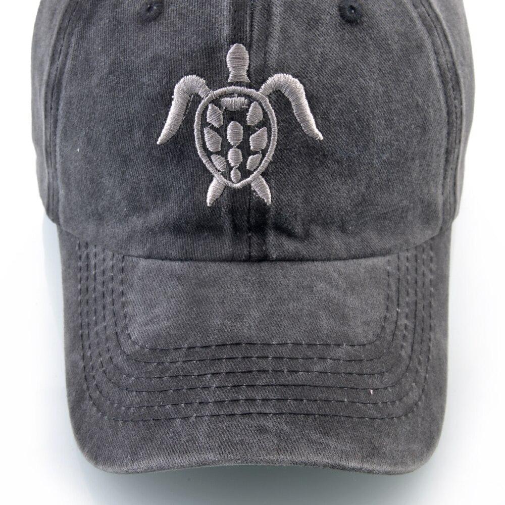 Four Seasons Dad Hats Men Denim Baseball Cap With Embroidery Turtle Outdoor Casual Sport Visor Baseball Hats Women's Casquette