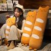 Bread Cat Throw Pillow Plush Toy Girl Bed Sleeping Clutching Legs Long Pillow Children Soothing Doll