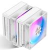 Кулер для процессора Ocypus Delta A62 WH ARGB с PWM-вентилятором ARGB Вентилятор для процессора с 6 тепловыми трубками TDP 260 Вт Кулер для процессора Воздушное охлаждение Воздушный кулер для процессора am4 Кулер для процессора am4 am5