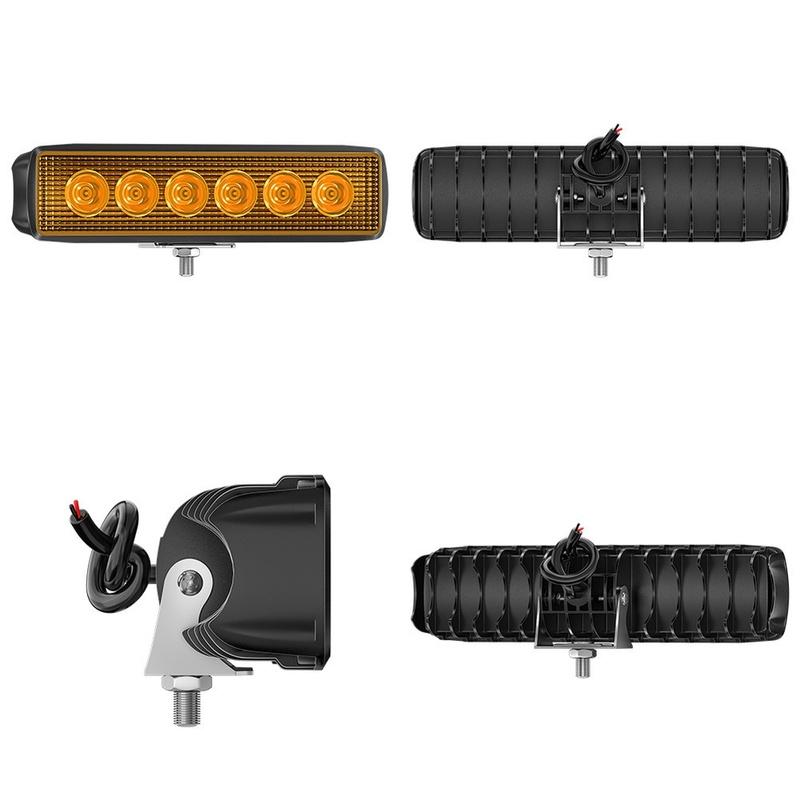 Всепогодная мотоциклетная лампа Мотоциклетная фара 12 В Противотуманная фара 6-дюймовая светодиодная световая панель Светодиодные чипы 3030 Водонепроницаемость IP65