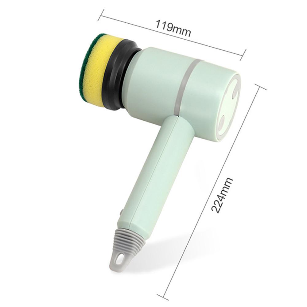 Электрическая щетка для чистки, автоматическая беспроводная щетка для мытья посуды, перезаряжаемая от USB, кухня