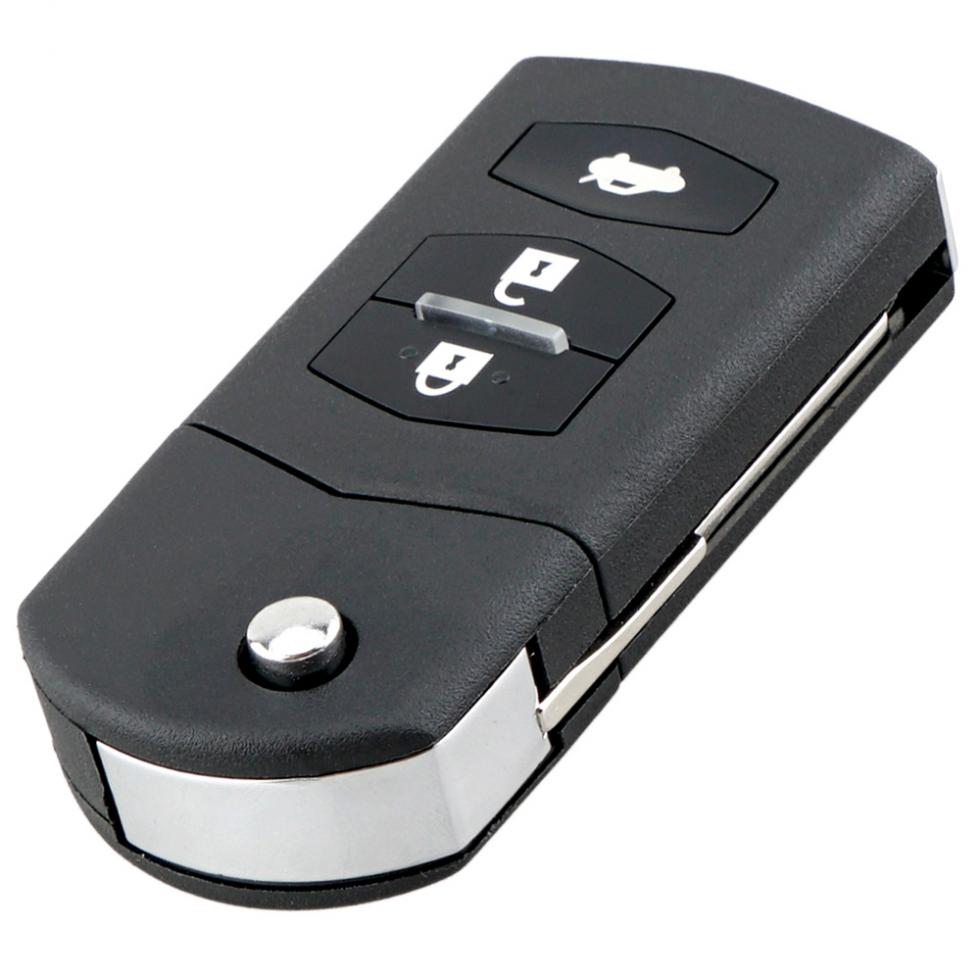 2/3 Buttons 433MHz Flip Remote Car Key Fob with ID63 80bit Chip Fit for MAZDA Car 2 M2 Demio /3 M3 Axela/ 5 M5 Premacy / 6 M6 Atenza / 8 M8