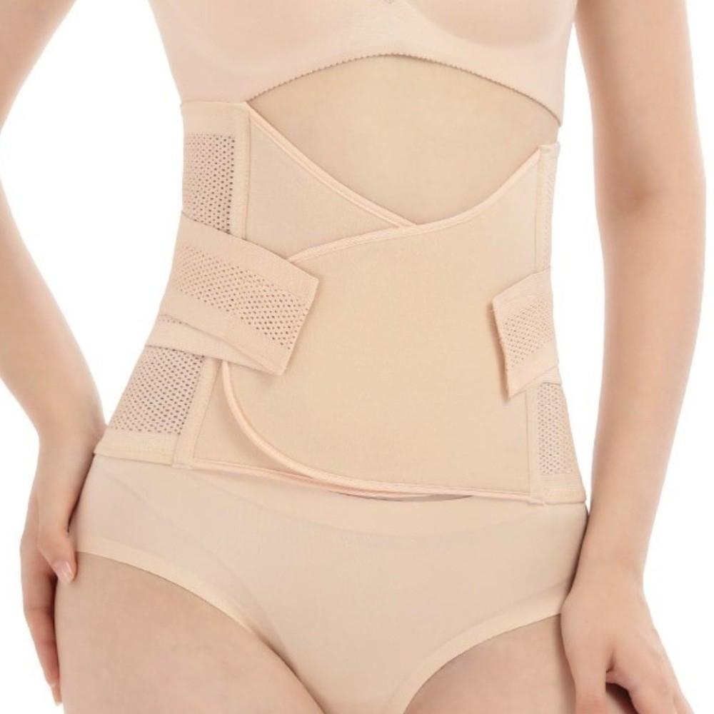 Прилипающий послеродовой корректирующий пояс для тела Бесшовное утягивающее shapewear Пояс-тренажер для талии Беременная женщина