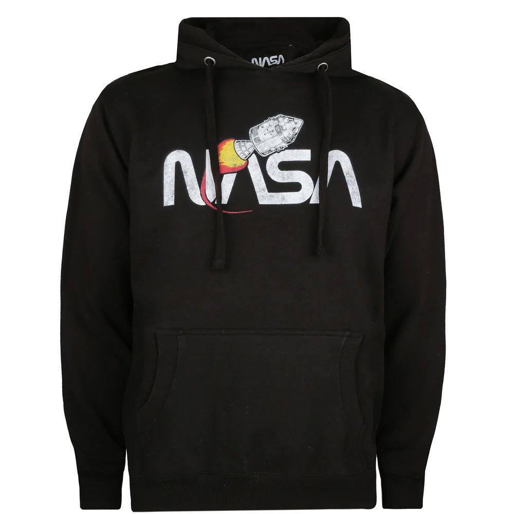 NASA Mens Vintage Rocket Pullover Hoodie