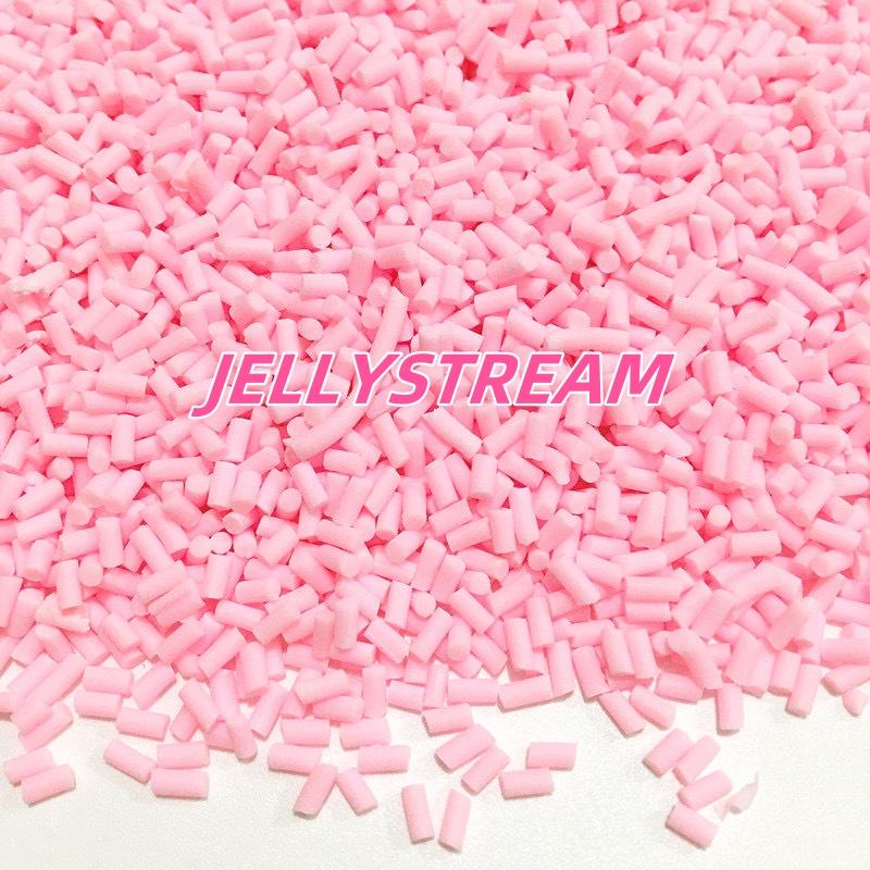 1KG 3mm Colorful Long Candy Polymer Soft Clay Sprinkles Multi Simulation Sugar Cutters for Slime DIY Accessories Figurine