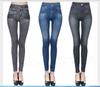 Весенне-летние женские леггинсы, брюки-карандаш, узкие колготки, модные джинсы из искусственного денима, леггинсы, повседневные тонкие утягивающие брюки с высокой талией