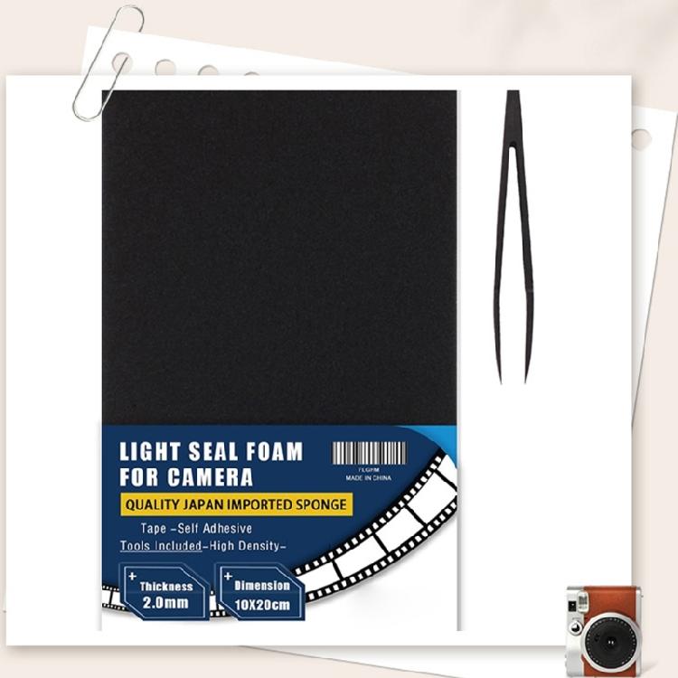 Leak Proof Sponge High Density Foam Film Light Seal Foam with Tongs Replacement for 120 135 Film Camera Replacement