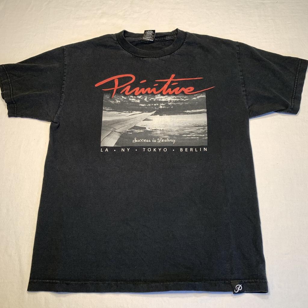 Primitive Apparel Success Is Destiny Shirt Men’s Medium Black Short Sleeve Tee Unisex T-Shirt