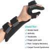 Stroke Hand Brace Support Adjustable Finger Night Hand Splint Support Orthopedic Wrist Rest Arthritis Tendonitis Rehabilitation