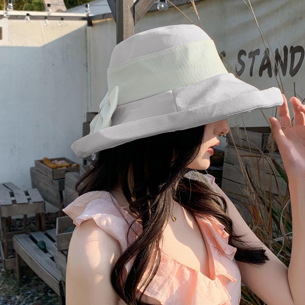Anti-UV Beach Cap Large Brim Sun Hat Fashion Bucket Hat
