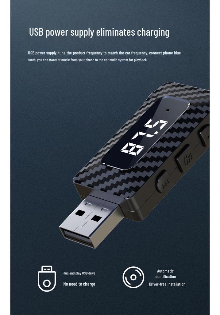 Bluetooth FM-передатчик и аудиоадаптер для новых автомобилей