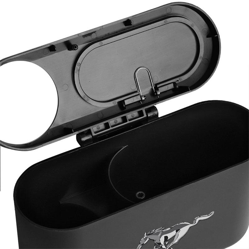 Новый Подвесной Автомобильный Мусорный Бак Эмблема Автомобиля Мусорная Коробка Аксессуары Для Ford Focus 2 3 mk3 Fiesta Ranger Mondeo Mustang Transit Fusion Kuga