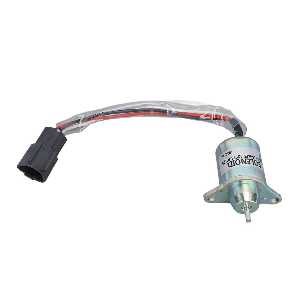 Fuel Shut Off Solenoid 1503ES 12S5SUC12S High Temperature Resistant Fuel Shutdown Solenoid for R55‑5 R60‑5