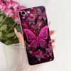 Clear Casing For iPhone 7 A1778 Cover For iPhone 8 A1905 Case Cute Cat Fashion Butterfly Luxury Kawaii 2D Painted